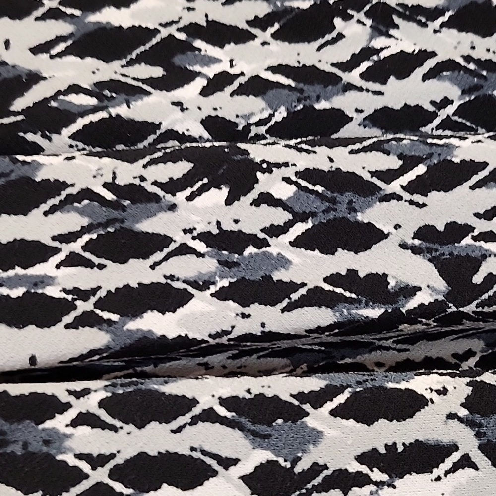 George Black and White Patterned Maxi Dress - Picture 3 of 4